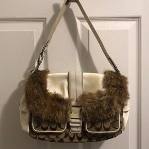 Coach winter shoulder bag (used)